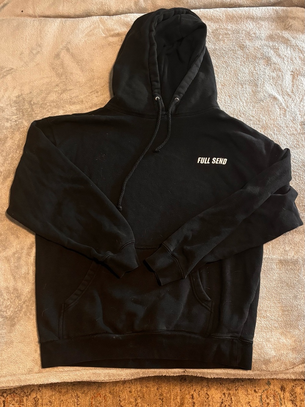 Full Send Men's Black Pullover Hoodie